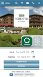 Mobile Screenshot of hohenfels.at